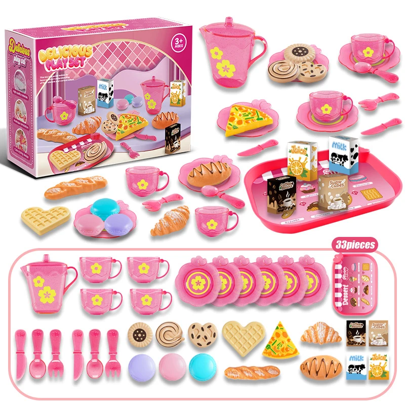 Kitchen Appliances For Kids - 어린 소녀들을 위한 장난감 티 세트,