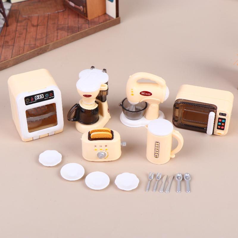Kitchen Appliances For Kids - 1 세트 1 12 미니어처 커피