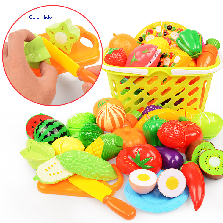 Kitchen Appliances For Kids - 어린이를위한 절단 놀이 음식 세트 시뮬레이션
