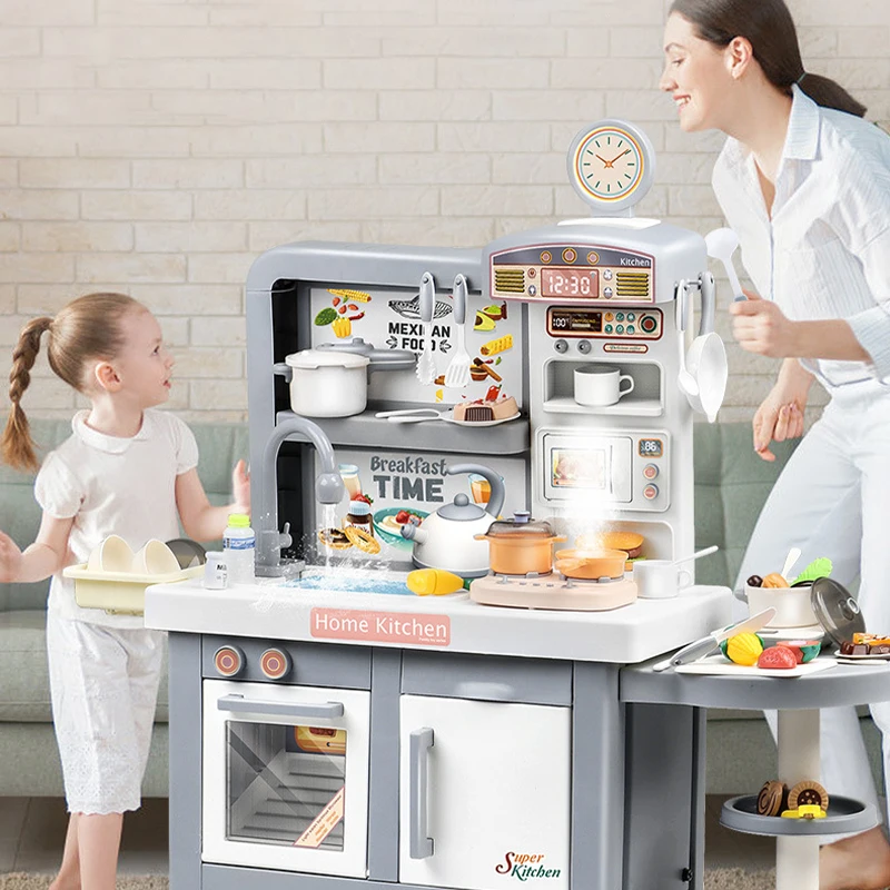 어린이 초대형 주방 세트, 시뮬레이션 주방용품 포함,  - Kitchen Appliances For Kids 리뷰 및 가격