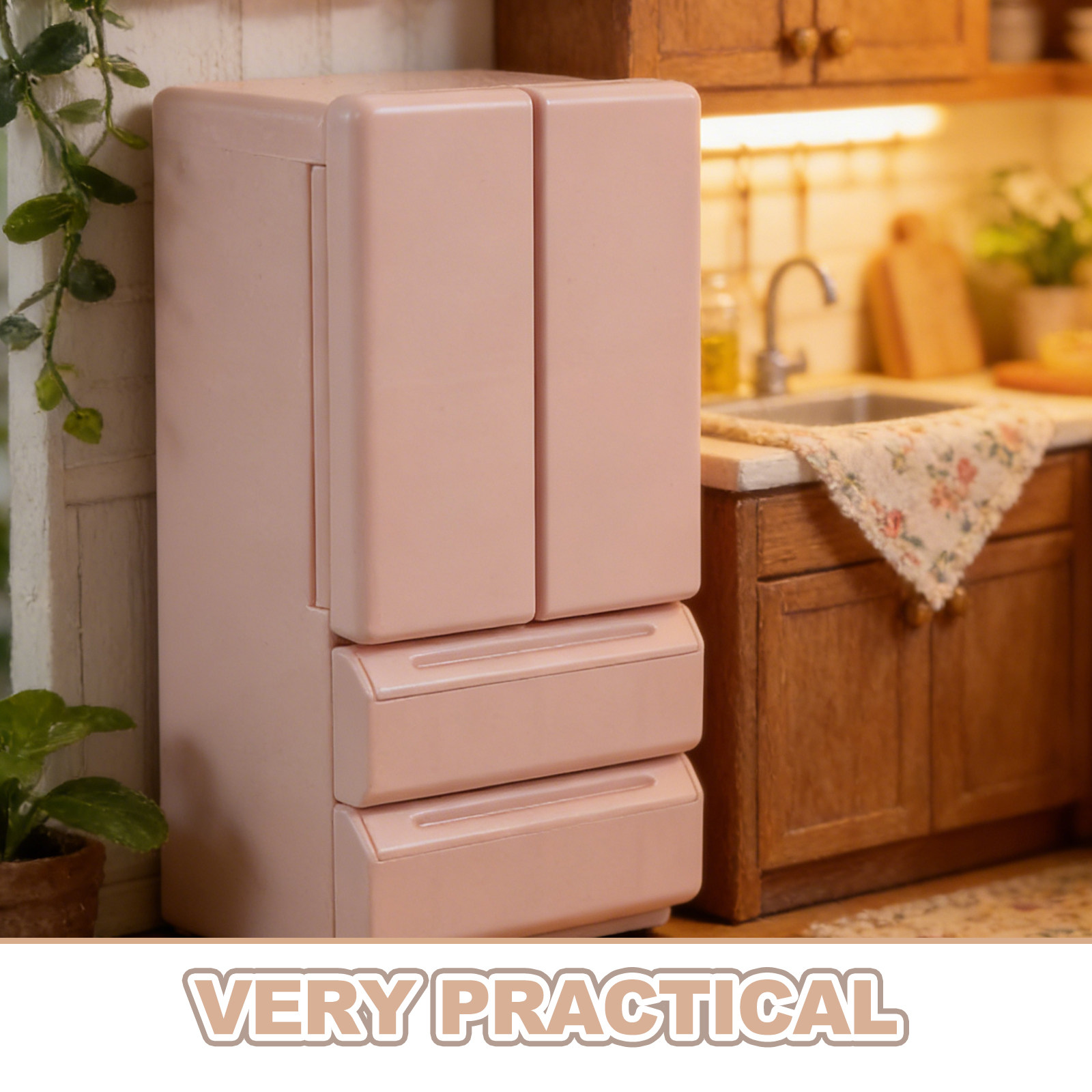 인형의 집용 미니 냉장고 12.5x6.5x5.5cm 이 - Kitchen Appliances For Kids 리뷰 및 가격