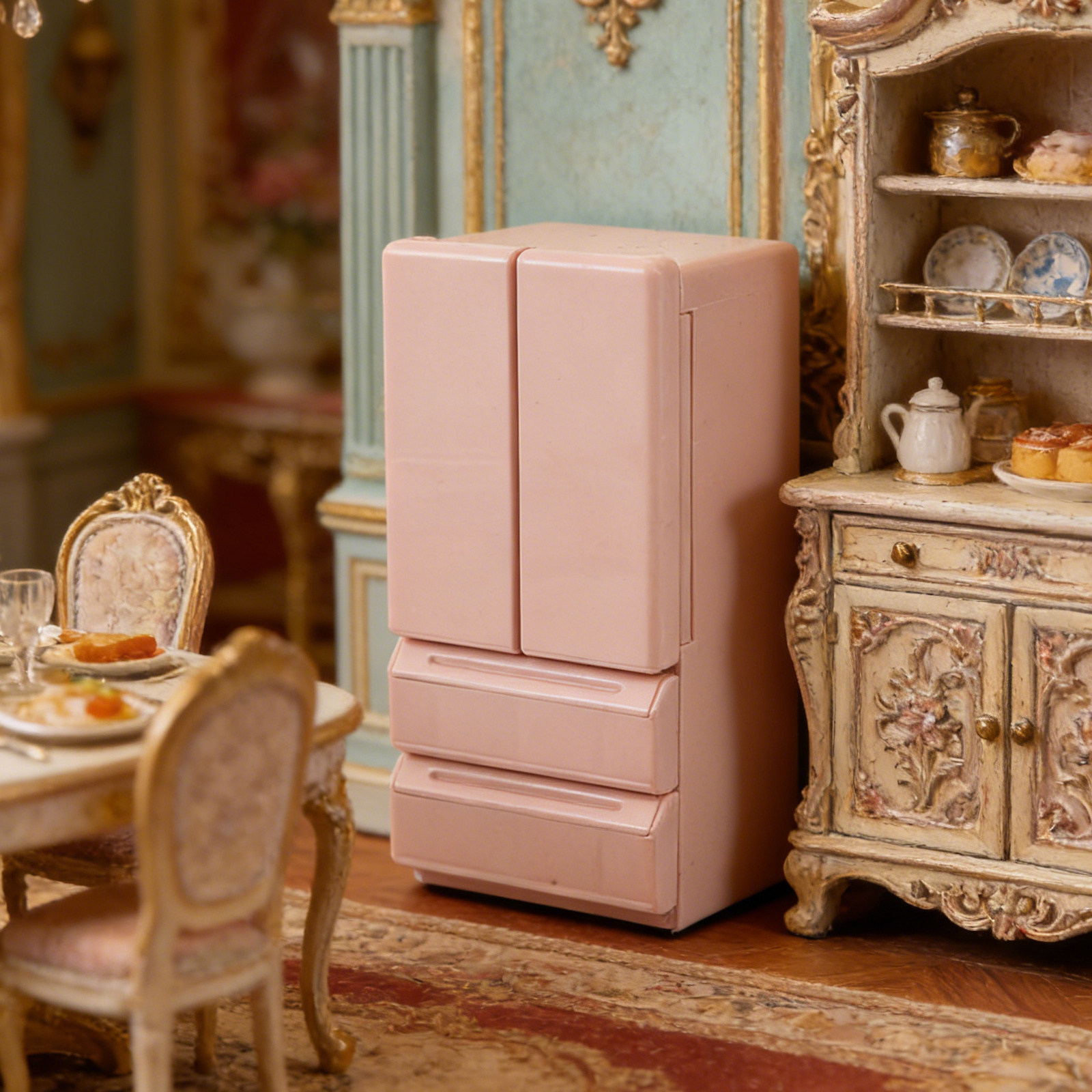 인형의 집용 미니 냉장고 12.5x6.5x5.5cm 이 - Kitchen Appliances For Kids 리뷰 및 가격