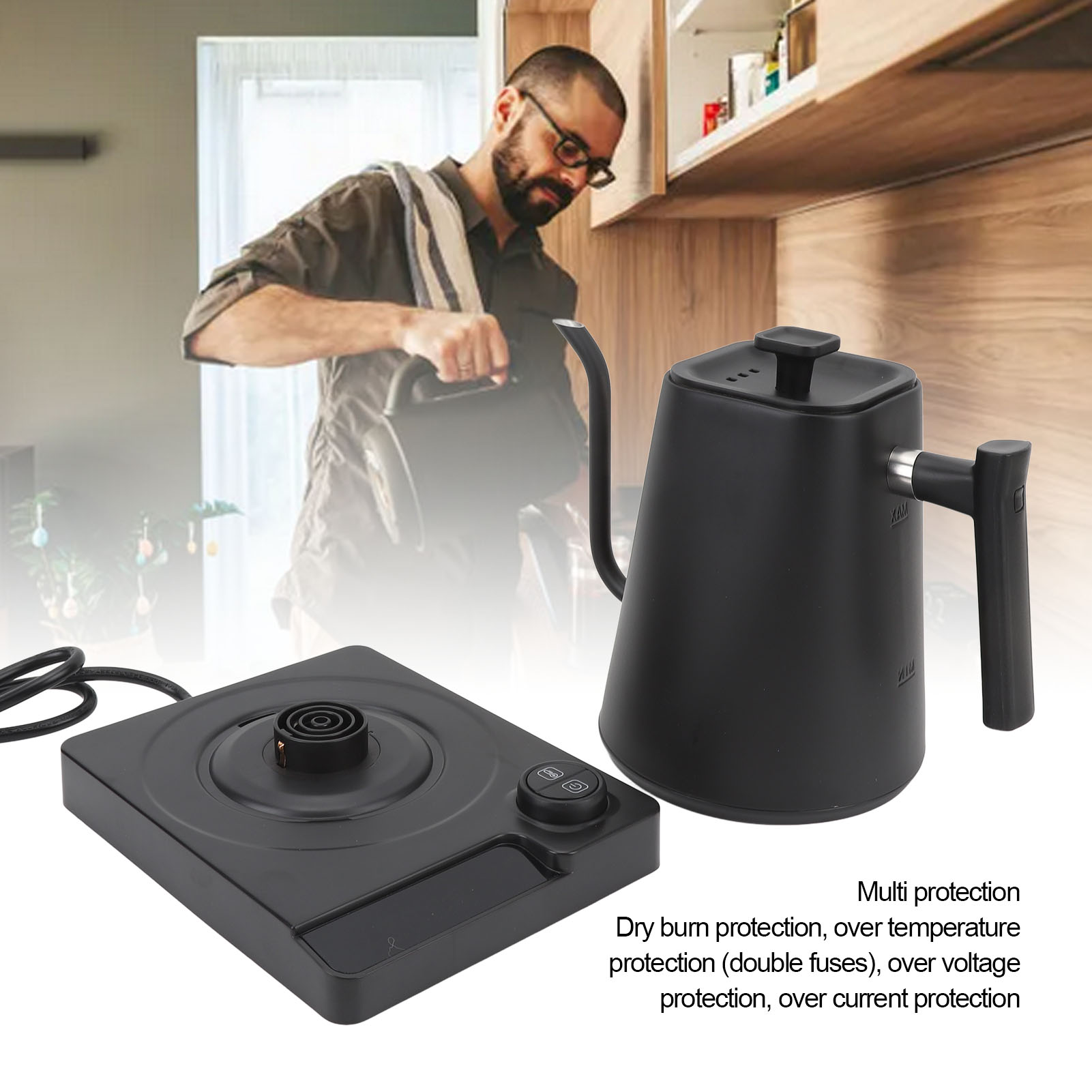 전기 구스넥 푸어오버 주전자 304 스테인리스 스틸 디 - Electric Kettle Gooseneck 리뷰 및 가격