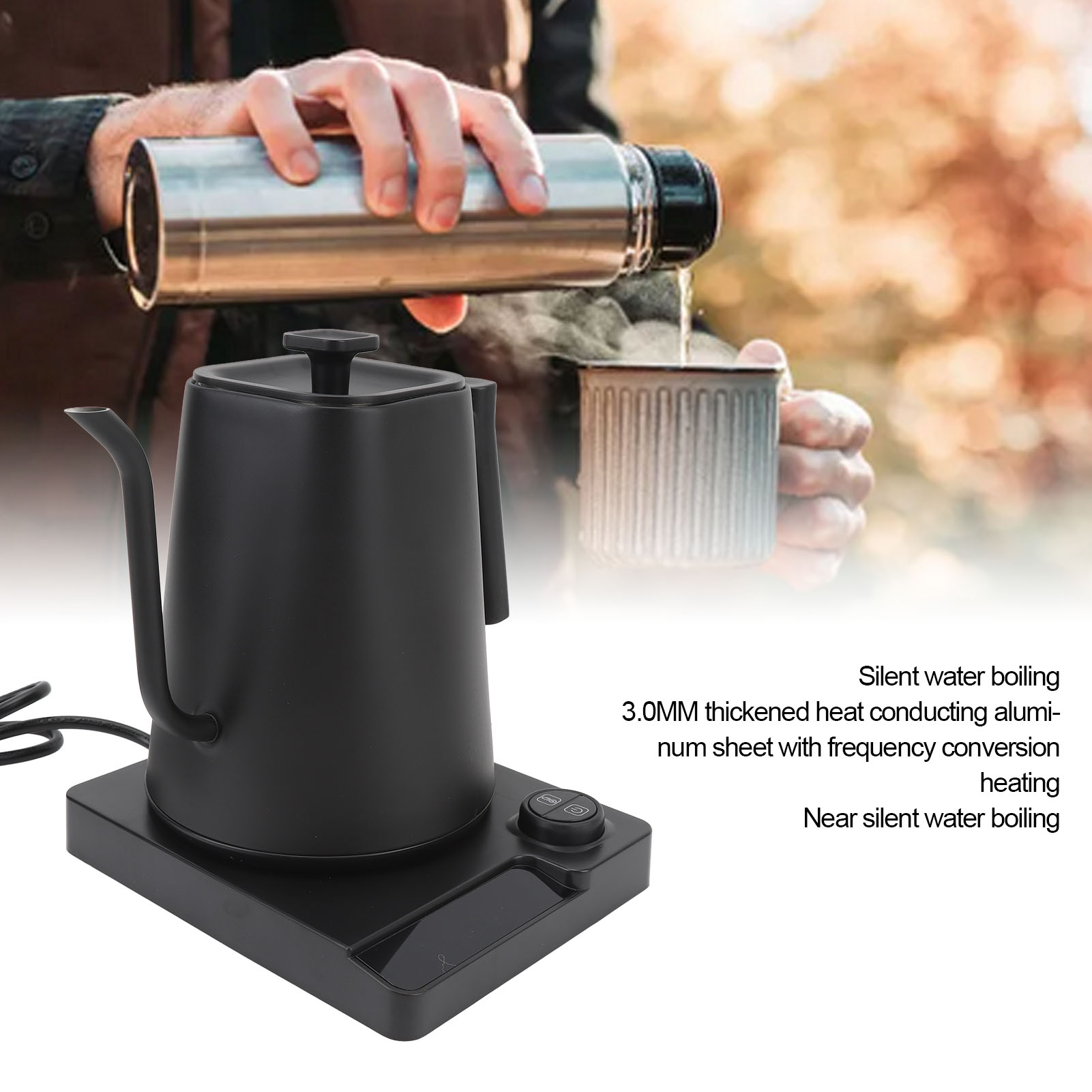 전기 구스넥 푸어오버 주전자 304 스테인리스 스틸 디 - Electric Kettle Gooseneck 리뷰 및 가격