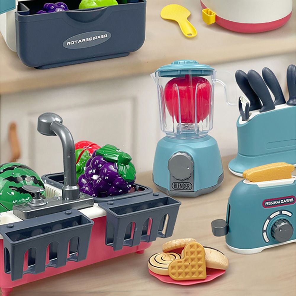 재미있는 다채로운 색상의 요리 놀이 세트 플라스틱 전자 - Kitchen Appliances For Kids 리뷰 및 가격