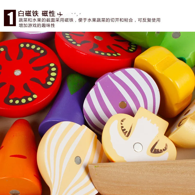 DIY 귀여운 나무 절단 과일 야채 척 놀이 장난감 세 - Kitchen Appliances For Kids 리뷰 및 가격